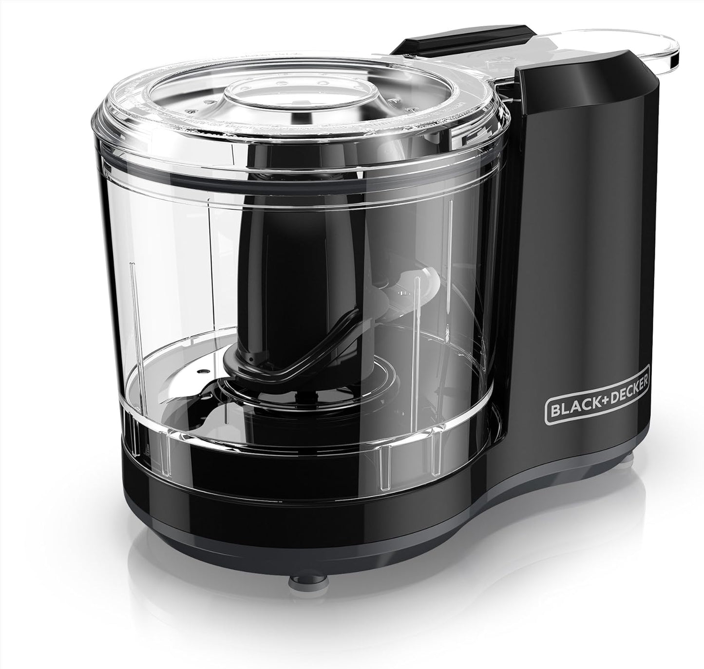 1.5-Cup Electric Food Chopper, One Touch Pulse, 150W Motor, Mini Food Processor, Stay-Sharp Blade, Dishwasher Safe