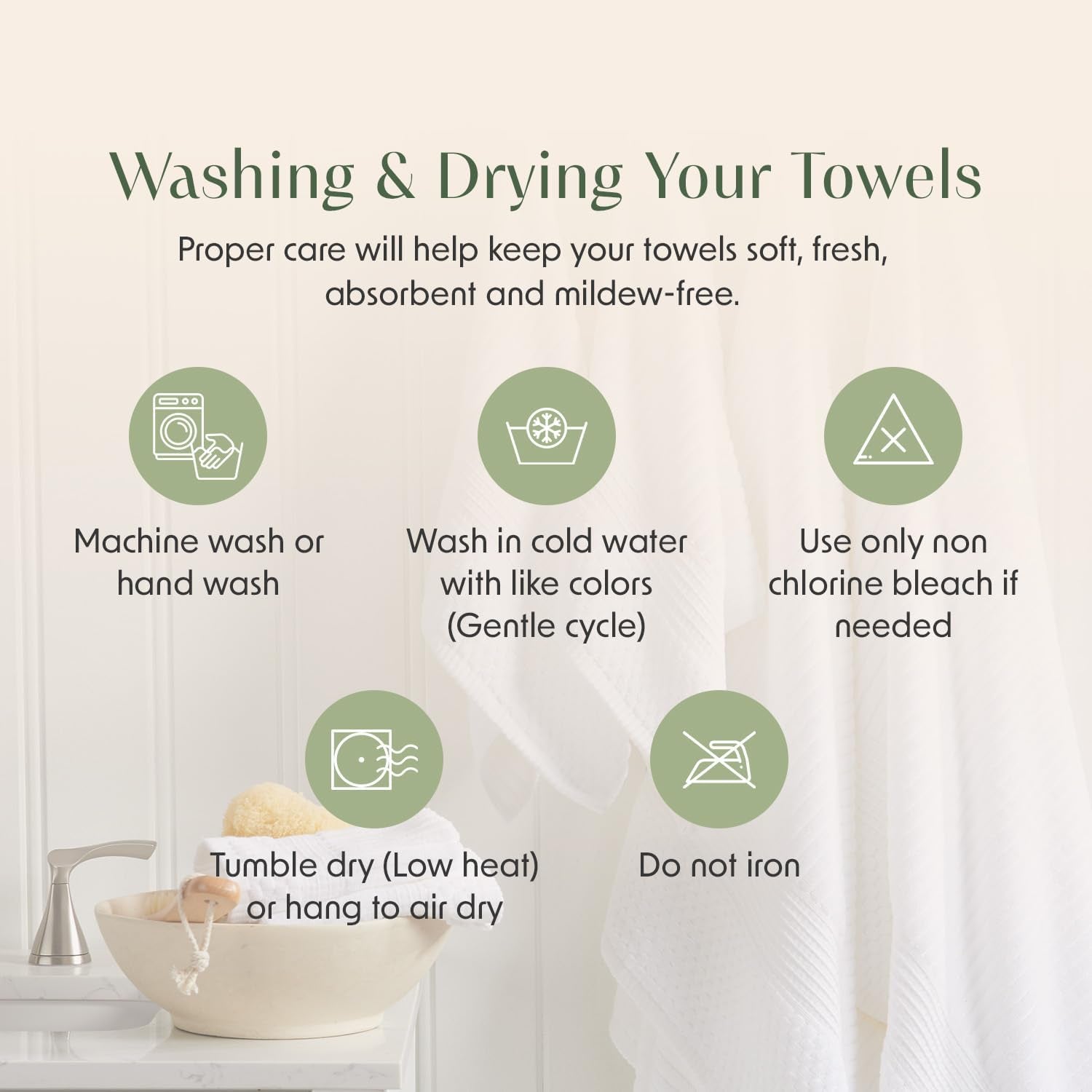 Luxury Bamboo Rayon Bath Towel Set of 4 | 35% Bamboo Rayon - 65% Zero Twist Cotton | Absorbent Quick-Dry Towels for Bathroom | Oeko-Tex Standard 100 Cotton | White - 4 Pack