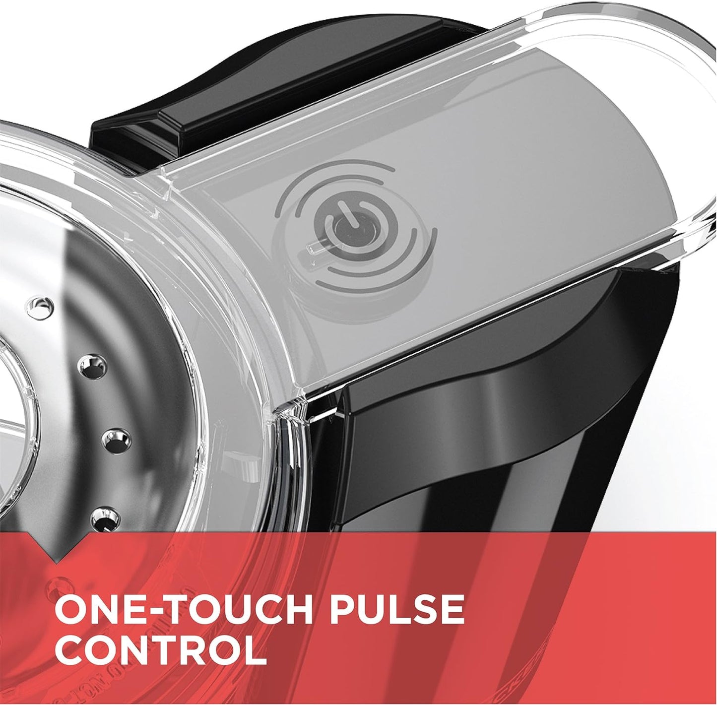 1.5-Cup Electric Food Chopper, One Touch Pulse, 150W Motor, Mini Food Processor, Stay-Sharp Blade, Dishwasher Safe