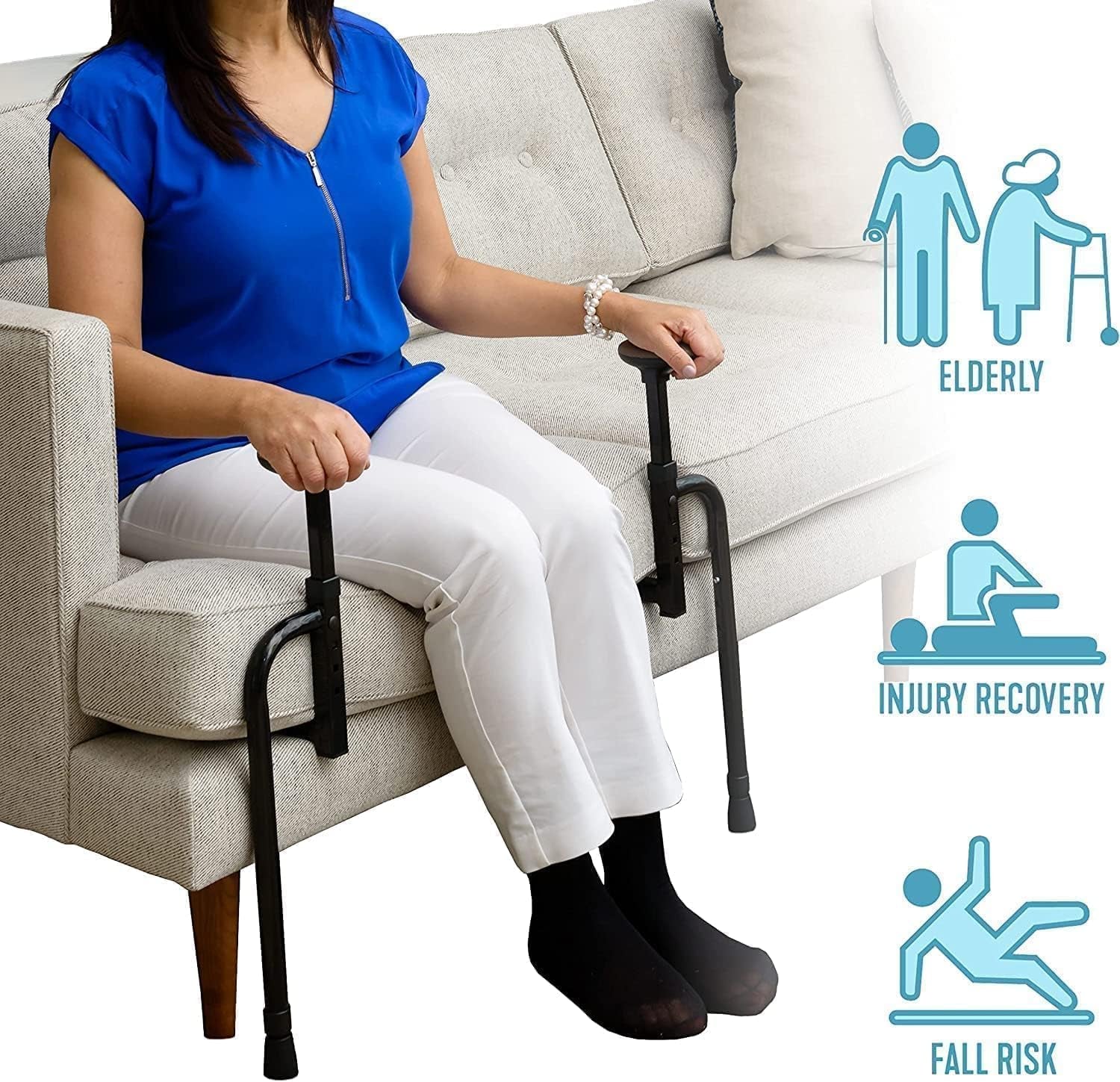 EZ Stand-N-Go, Chair Lift Assist for Elderly, Grab Bar Standing Aid for Seniors, Daily Living Mobility Aid