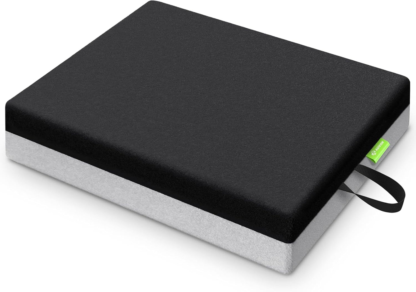 Ventilation Seat Cushion with Innovation Heat Dissipation Design, Anti-Bedsore Wheelchair Cushion with Supportive Memory Foam, Waterproof & Anti-Slip Cover, Improve Lower Back & Tailbone Comfort