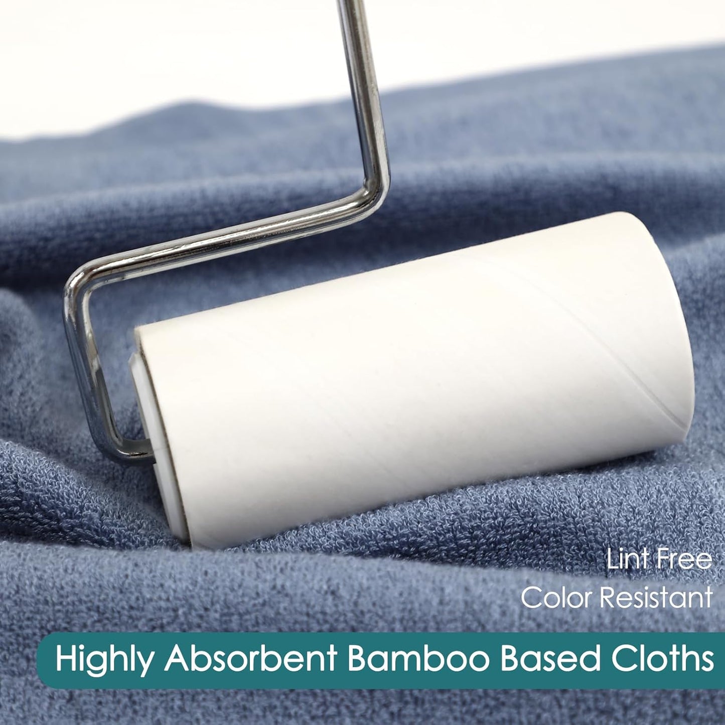 Wash Cloths 6 Pack, Reusable Makeup Remover Cloths, Super Soft and Gentle Face Towel for Sensitive Skin, 10X10 Inch Small Face Washcloths, Easy to Rinse Quick Dry Slate Blue Facial Cleansing Cloths